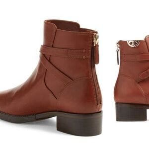 Tory Burch Brown Sidney Ankle Boot